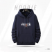 Men's Winter Hoodie ( Navy & Black)